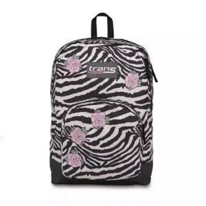 Trans Jansport zebra rose backpack NWT